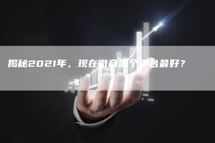 揭秘2021年，现在微商哪个平台最好？