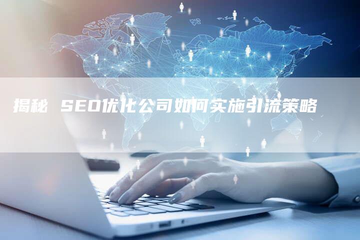 揭秘 SEO优化公司如何实施引流策略