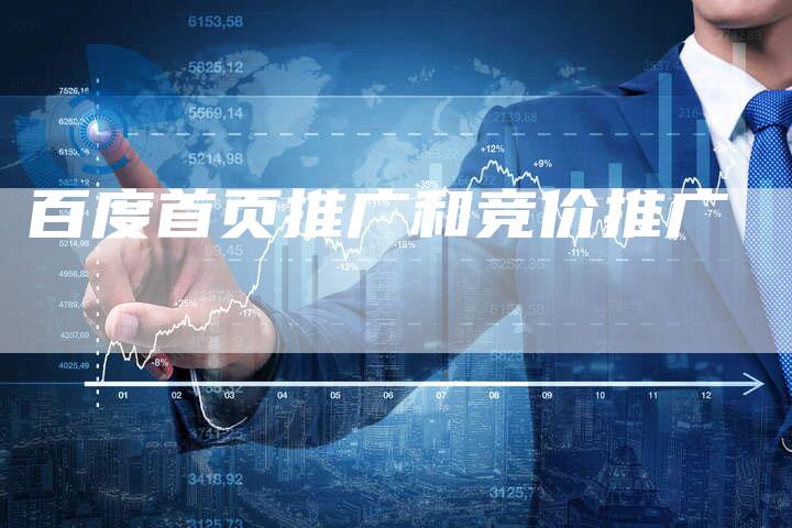 百度首页推广和竞价推广